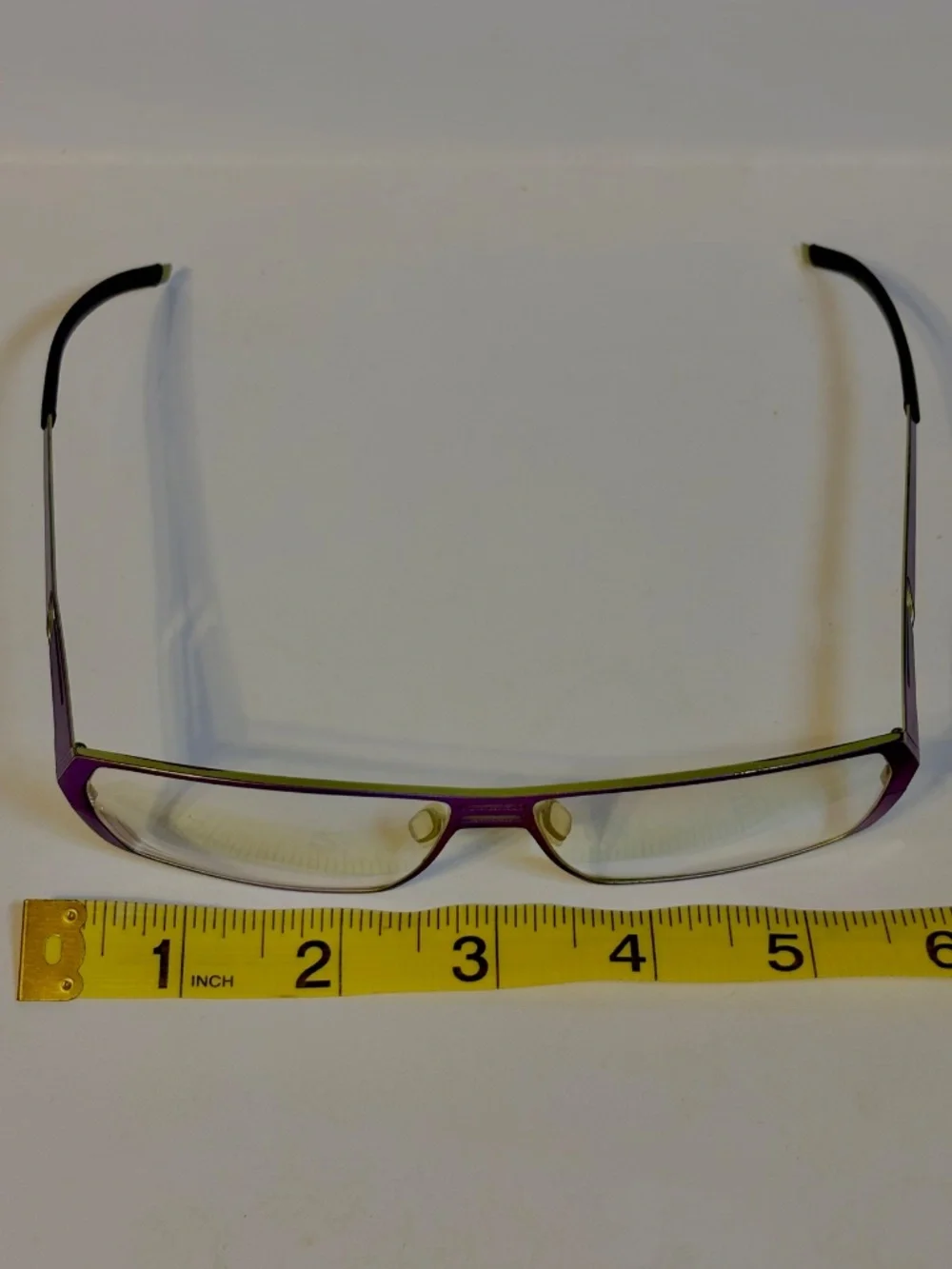 Orgreen Wolf 167 Titanium Womens Glasses Frames Purple & Green Handmade in Japan